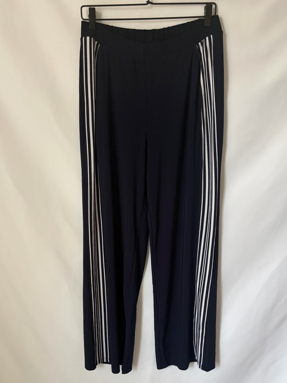 NWT Women with Control La Roma Jersey Wide Leg Pants Evening Blue size Medium - Picture 6 of 11